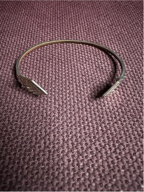 Plunder Silver Arrow Cuff Bracelet
